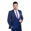 Costum Slim Fit AMADEO, Albastru Marin